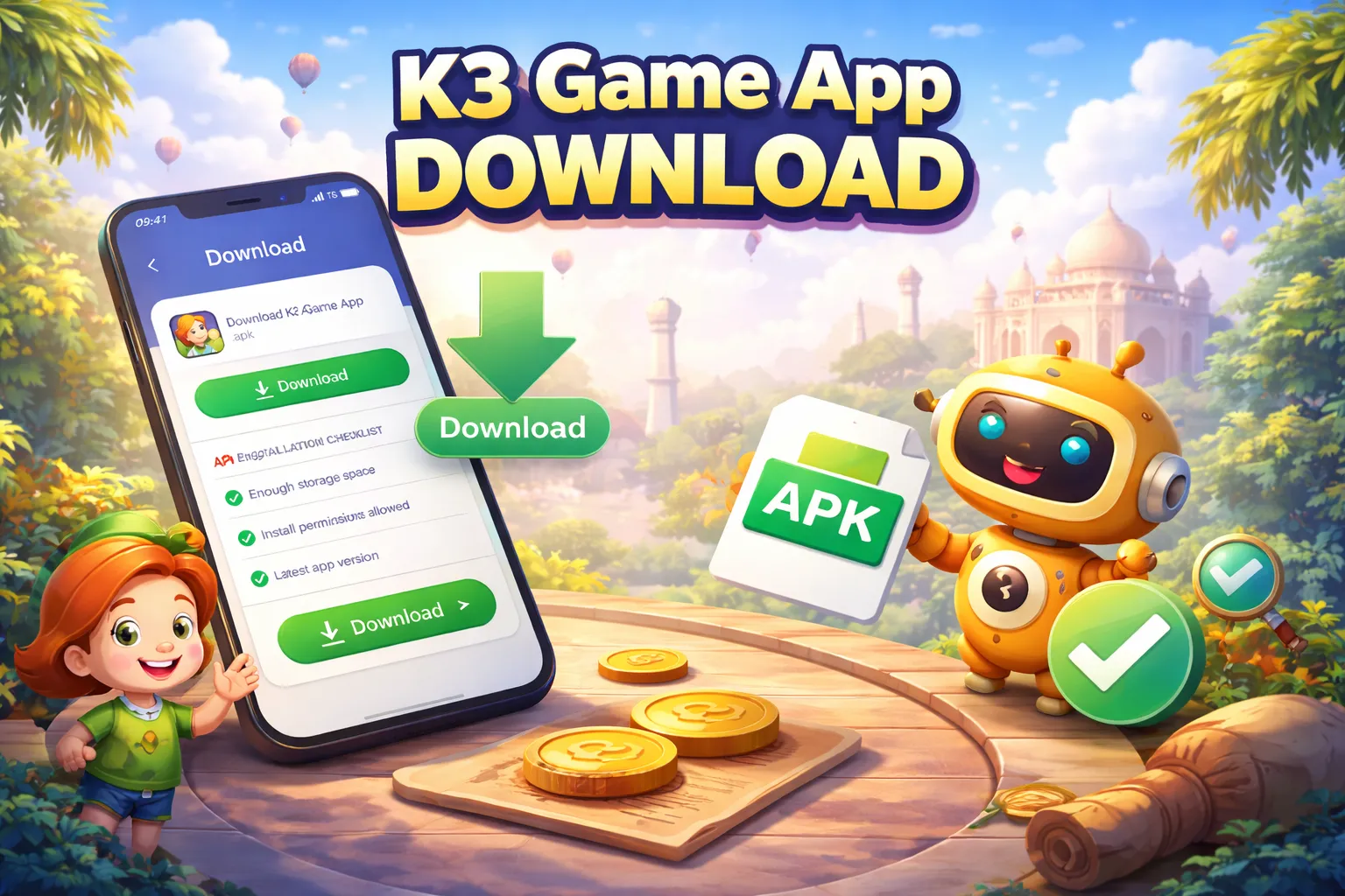 K3 Game App download and install guide